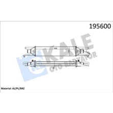 Kale Turbo Radyatörü Intercooler Lınea 1.3jtd 450X101X50 Al Al Sistem