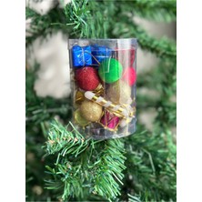 Empressco Renkli Yılbaşı Süs Seti, Ağaç, Top, Şeker, Kozalak, Fiyonk, Hediye Paketi, Dekorasyon