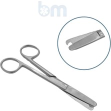 Barışhan Medikal Dikiş Alma Makası 5.5 Inç Büyük Boy Gri Cerrahi Dikiş Eğitim Materyali