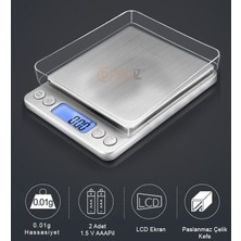 Storemax Bydiz Dijital Ekran Kuyumcu Mutfak Eczane ve Epoksi Uygun Hassas Terazi 500 Gr. Kapasite /0.01 Gr. Hassasiyet Tartı Professional LCD Ekran