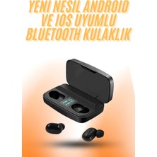 Marsilyan Tws Bluetooth Kulaklık 5.0 Bluetooth Bağlantılı Dokunmatik Kontrol Özelliği