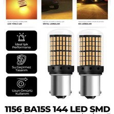 Point P21/5W 144 LED Tek Duy 93 Turuncu Stop Ampulü Geri Vites Ampulü