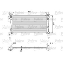 Valeo 701718 - Radyatör Peugeot Bıpper-Cıtroen Nemo-Fıat Fıorıno 1.3-1.4 Hdı 08