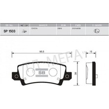 SANGSIN Xmpdby Arka Balata Corolla 1.4 Vvti-1.6 Vvti 02 GDB3289