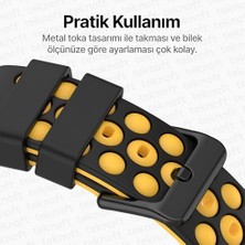 Storemax 22MM ile Uyumlu Saatler Için Çift Renkli Benekli Model 46MM Silikon Kordon (Gt5 Pro/gt5/gt4/ 4 Pro/gt3/gt3 Pro/gt2/gt2 Pro) Galaxy (Gear S3/ 46MM)