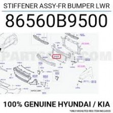 Hyundai Tampon Baglantısı Ön Ince Demır Kore I10 Benzın-Dızel 2016-2019 (Oem No: 86560B9500)