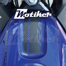 Motiker Yamaha Yzf R25 Depo Üstü Karbon Sticker Etiket Modeli