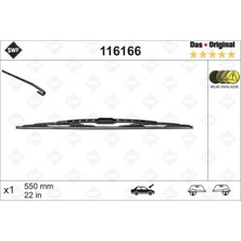 Valeo Nrzsnt Silecek Swf 55CM X1 Berlingo-Partner-Punto-Ducato-Connect Kalos Nubira Doblo Alfa 147 156