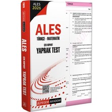 Pegem 2026 Ales Yaprak Test Pegem Akademi Yayınları