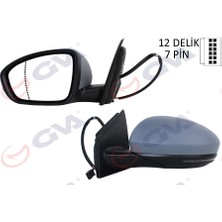 Gva 1011431 Dış Dikiz Aynası Sol Megane Iv 15> Elektrikli Isıtmalı Sinyalli Astarlı Asferik VM-6142EHPAL 963028559R-963027812R