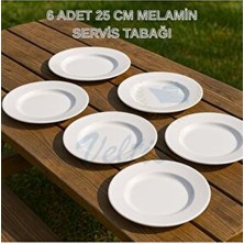 İmka Melamin 25 cm Melamin Servis Tabak