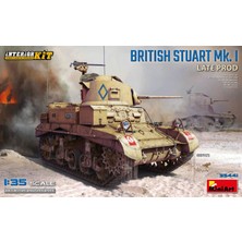 Miniart 35441 1:35 Ingiliz Stuart Mk. I Geç Üretim Iç Detaylı Tank Maket Kiti