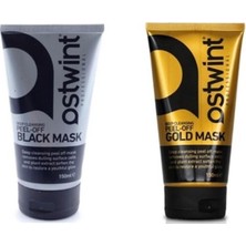 Ostwint T Soyulabilir Maske | Black & Gold Mask