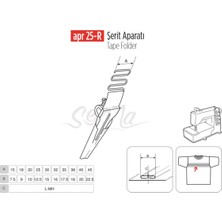 Empressco Bej Şerit Apara 40X20MM Apr 25-R, Dayanıklı ve Şık Tasarım.