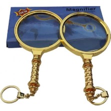 Judge 5X90MM Tüm Metal Altın Renkli, Hediye Büyüteç,optik Lensler ile Çinko Alaşım Metal Çerçeve