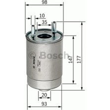 Bosch Renault Megane 3 Mazot Filtresi Marka