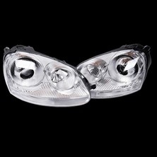 Wisco Volkswagen Golf5 03-09 Arası Uyumlu Far Seti Sol Sağ Mercekli Krom Tak/çalıştır Hs G5R32 S4 Wısco