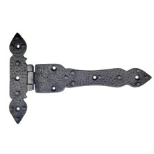 Buğz Antika Tarz Dekoratif Pirinç Kuyruklu Düğmeli Menteşe No3 - 155X240 Mm, Oksit