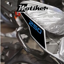 Motiker Cfmoto 250NK 2018 / 2025 Arka Kuyruk Stıcker Model 4 Mavi Renk