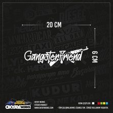 Gangster Friend Sticker - Sarı