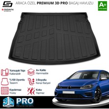 Drs Tuning S-Dizayn Vw Golf 7 3D Pro Bagaj Havuzu Üst Bagaj 2012-2020 A+ Kalite