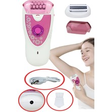Empressco Ikili Kullanımlı Taşınabilir Epilasyon Cihazı, Şarjlı ve Pembe, Islak ve Kuru Kullanım