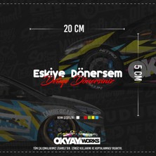Eskiye Dönersem Deliye Dönersin Sticker - Kırmızı