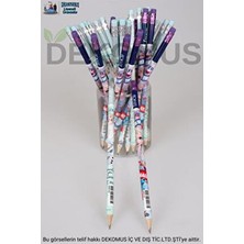 Disney Yeni Sezon Lisanslı Frozen Elsa " 2 Adet " Silgili Kurşun Kalem