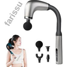 Empressco LCD Ekranlı, 9 Hız ve Modlu Profesyonel Masaj Aleti, 4 Başlık ile Rahatlatıcı Kullanım