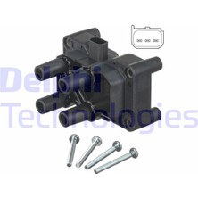 Delphi Delphı GN10205-12B1 Atesleme Bobını Fıesta V-Vı 01>11 Fusıon 01>12 1.25-1.3-1.4-1.6tı Focus Iı C Max 1.4-1.6tı Volvo C30 06>12 S40 Iı 05>12 V50 05>12 1.6 Baglantı Cıvatları ile Beraber 4M5G12029ZB-CM5