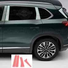 OROEL OTOMOTİV Togg T10X Uyumlu Yan Çıta Tpu Koruyucu 8'li Set