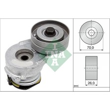 Ina Alternatör Gergi Rulmanı Kütüklü Astra G-H-Combo-Corsa C-Merıva 1.7cdtı-1.7dtı 16V 00