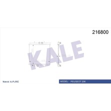 Kale Radyatör 206 98 1.0-1.4-1.6 16V Mek Klimasız 415X380X25
