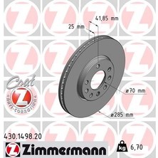 Zimmermann Ön Fren Aynası Vectra C 02 Sıgnum 03 Saab 9.3 02 Croma 05 285X25X5DLXHAVALI 46844071-51819733