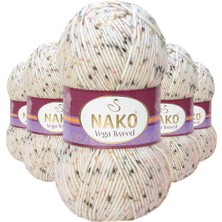Neonova 5 Adet Vega Tweed Premium Akrilik El Örgü Ipi Yünü No: 31752