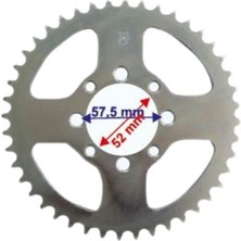 Sevgents Modenas Kriss Arka Dişli 428-44T Iç 52 mm