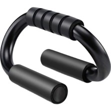 Teknotrust Siyah Şınav Destek Çerçevesi, Kol ve Göğüs Kaslarını Güçlendiren Ev Fitness Ekipmanı