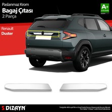 Drs Tuning S-Dizayn Renault Duster Krom Bagaj Çıtası 2 Prç. 2024 Üzeri A+ Kalite