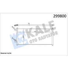 Kale Klima Radyatörü Connect 02 14 1.8 Tdci 75-90-110PS Almla