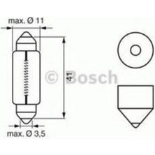 Mocan Ampül 12V Eco 10W-2010 W - Sv8,5-8 Marka