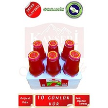 Kayseri Pazarı Gilaburu Suyu Nektarı 10 Gün Kullanım 1000ML 6 Adet Cam Şişe Şeker Ilavesiz