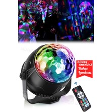 Empressco Renkli LED Sahne Işığı, Uzaktan Kontrol, Dans ve Partilere Uygun, Hediye