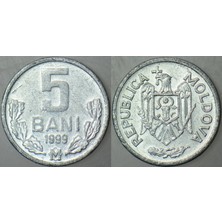 Banknoting Moldova 5 Banı 1999.