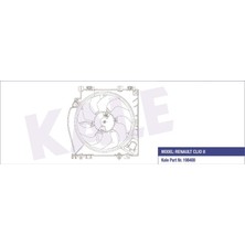 Kale 051857002 Fan Grubu Davlumbazlı Renault Clıo Iıı Ac Fan Grubu 7701068310 8200713384-77010683107701067978