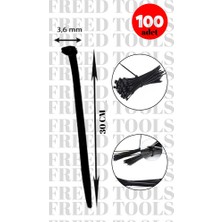 Trendhane Kablo Klipsi L Kablo Bağı I Cırt Kelepçe I 3.6 Mm-30 cm L 300 mm