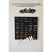 Sly Kişiye Özel Oyuncak Araba Rafı 50'li Beyaz (Hotwheels ve Matcbox Arabaları Için Uygundur)