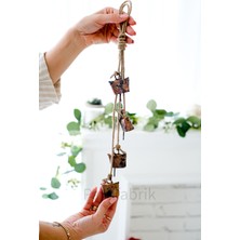 Empressco 20 cm Büyük Boy Bronz Döküm Kapı ve Duvar Uğur Çanı, Şık Dekorasyon Ürünü