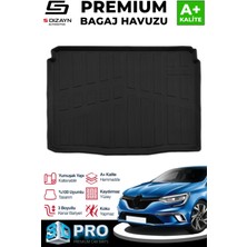 Drs Tuning S-Dizayn Renault Megane 4 Hb 3D Pro Bagaj Havuzu 2016 Üzeri A+ Kalite