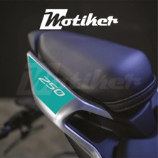 Motiker Cfmoto 250SR Arka Kuyruk Stıcker Model 2 Turkuaz Renk