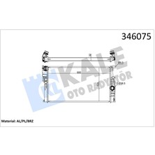 Kale Motor Su Radyatoru Bmw N13 N47 N B37 B47 F20 F30 F32 F34 I3